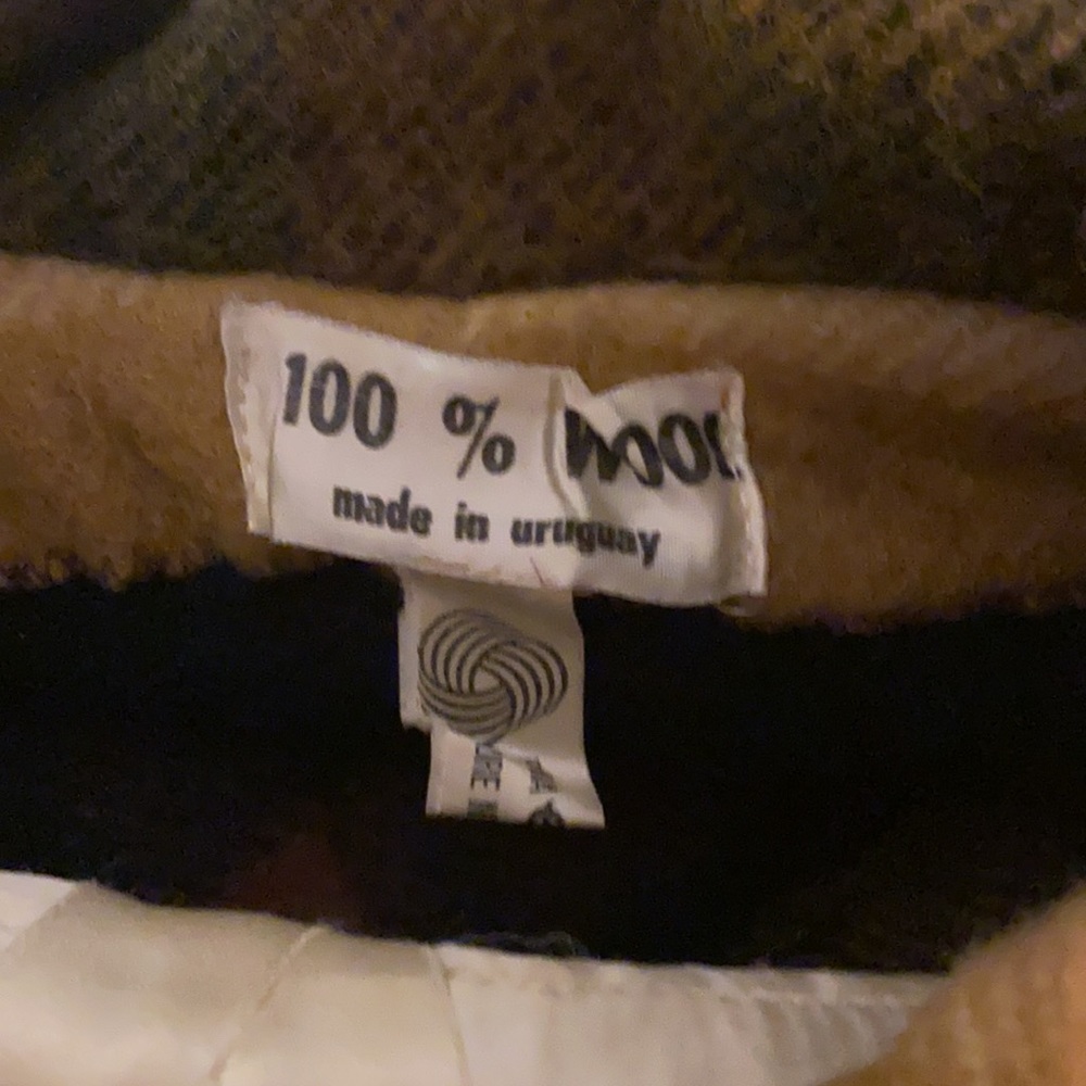 Vintage 100% Wool Poncho/Cape - Picture 4 of 7